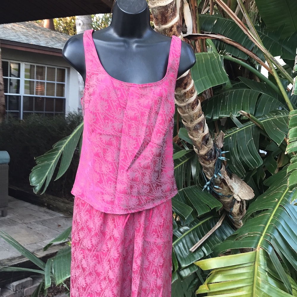 Victoria’s Secret satin brocade Cami jammies